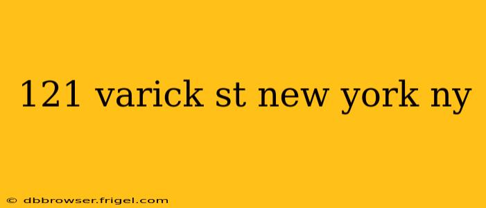 121 varick st new york ny