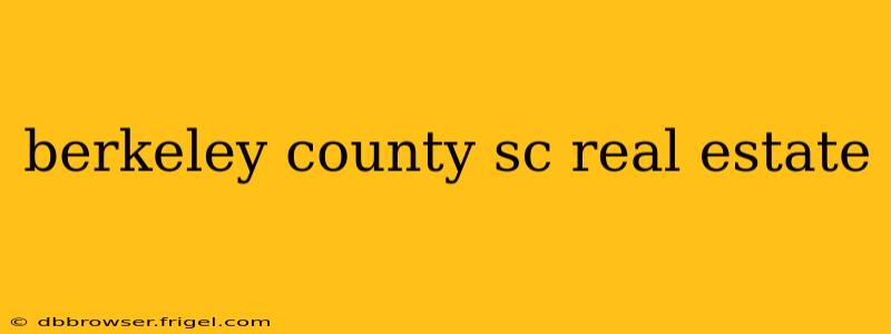 berkeley county sc real estate