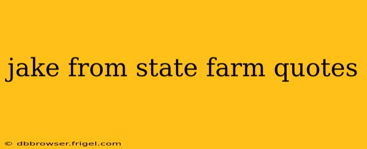 jake from state farm quotes