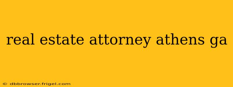 real estate attorney athens ga