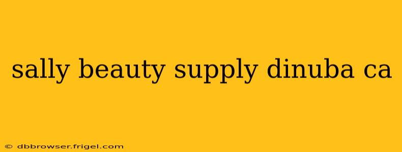 sally beauty supply dinuba ca