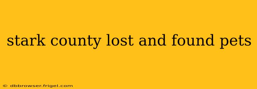 stark county lost and found pets