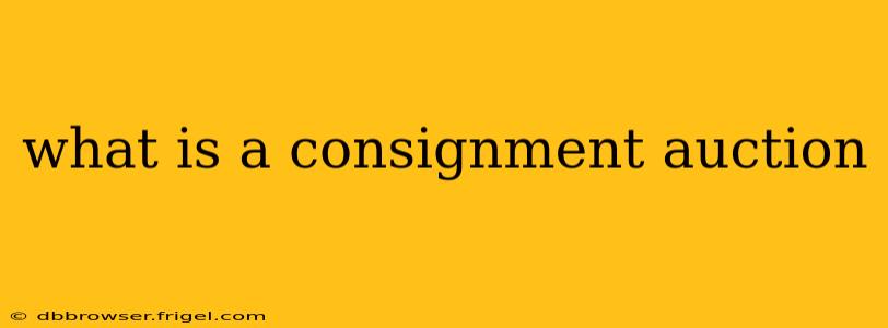what is a consignment auction